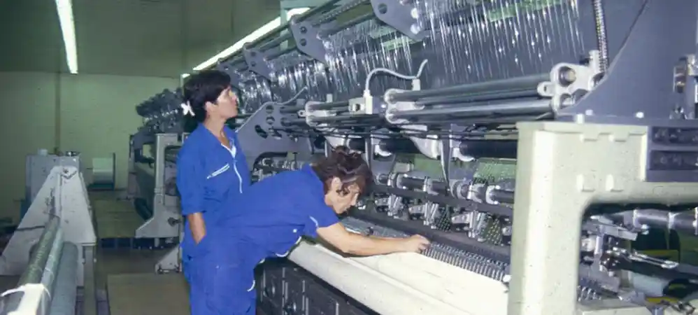 workers in the tama factory